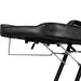 OmySalon 73in Facial Massage Bed Adjustable Spa Bed Tattoo Chair w/Barber Stool Black View of Support