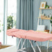 OmySalon 73in Facial Massage Bed Adjustable Spa Bed Tattoo Chair w/Barber Stool Pink Image of Bed In Use 