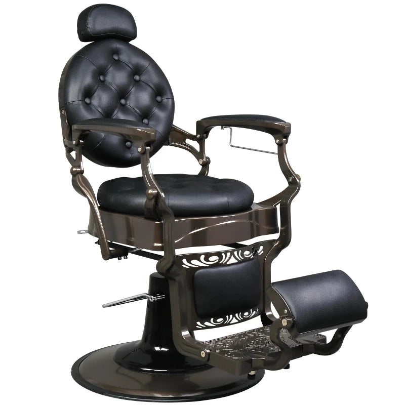 OmySalon Vintage Barber Chair Heavy Duty Metal