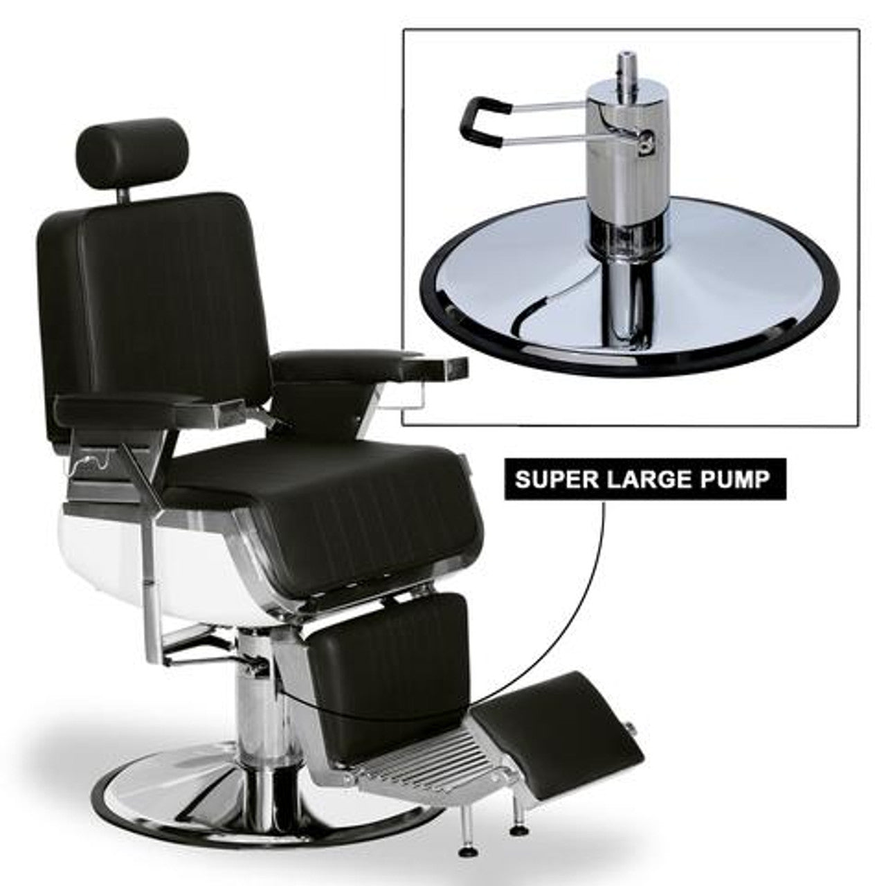 Salon Equipment Pros Lincoln-Legend Heavy Duty Barber Chair