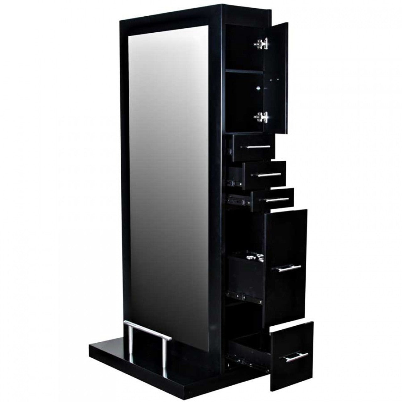 Salon Equipment Pros Maddox Double Sided Styling Station - Modern Black